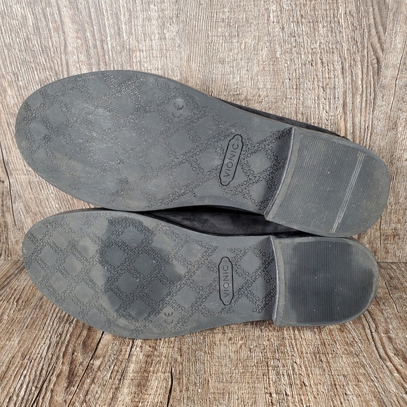 Vionic Waverly Women's Size 6 Black Suede Leather Penny Loafers Shoes - Picture 7 of 12